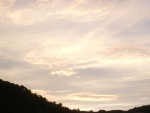 Funny clouds during sunset