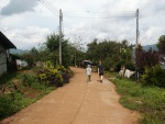 A village which actually have roads and phones, thanks to the government and aid from foreign countries