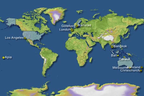 map of the world